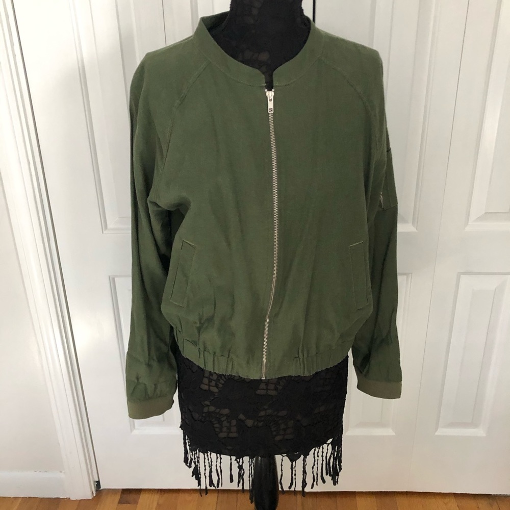 Khaki light weight jacket